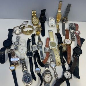LOT OF HIGH END Watches.  All.  Authentic!!  Movado/Michele/Rado/Cartier/Pandora